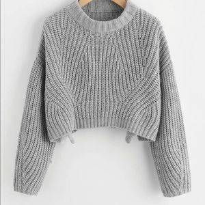 Chunky Knit Crop Sweater